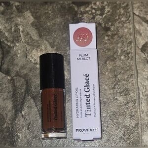 Provence Beauty Tinted Glacé Hydrating Lip Oil In Plum Merlot BNIB